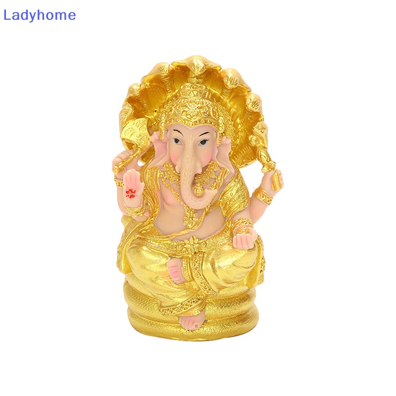 Mô Hình Tượng Phật Chúa Ganesha Màu Vàng