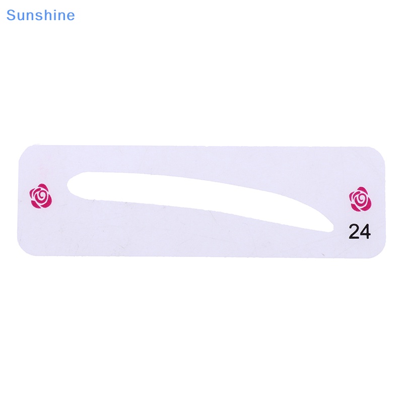 Set 24 Khuôn Kẻ Lông Mày Tiện Dụng Chất Lượng Cao