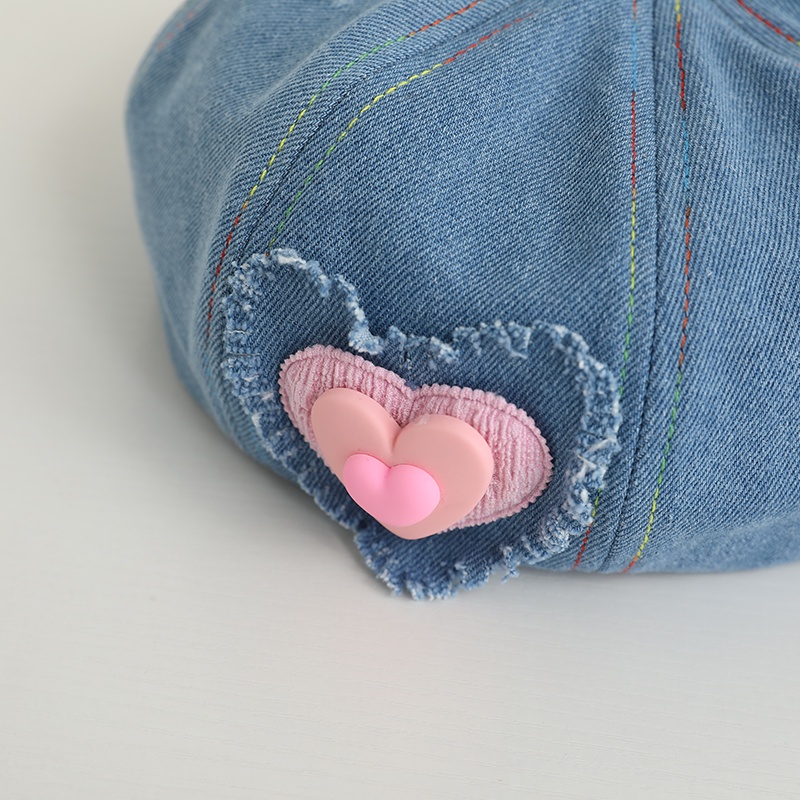 Nón Beret Hình Bát Giác Thời Trang Hàn Quốc Cho Bé Gái