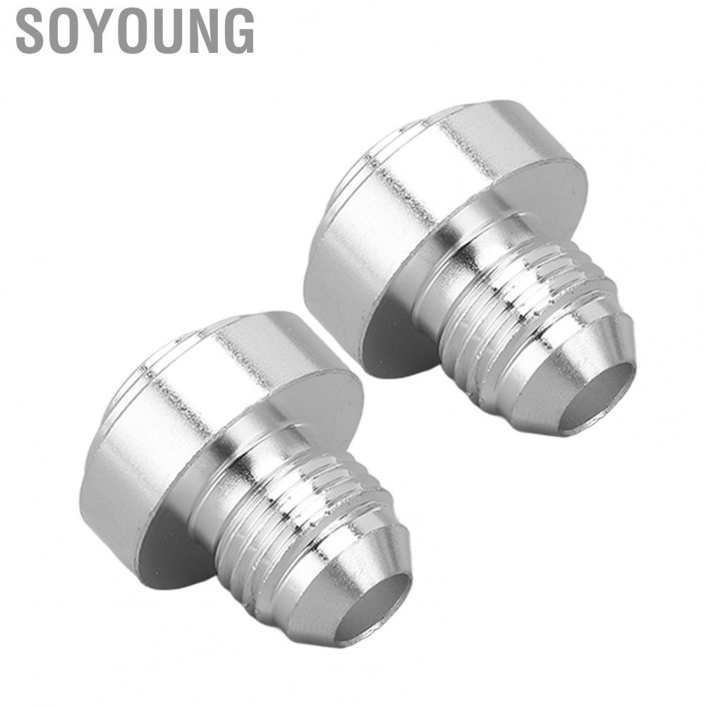 Soyoung Male Thread Fitting Billet CNC Machined 1/2in for Replacement