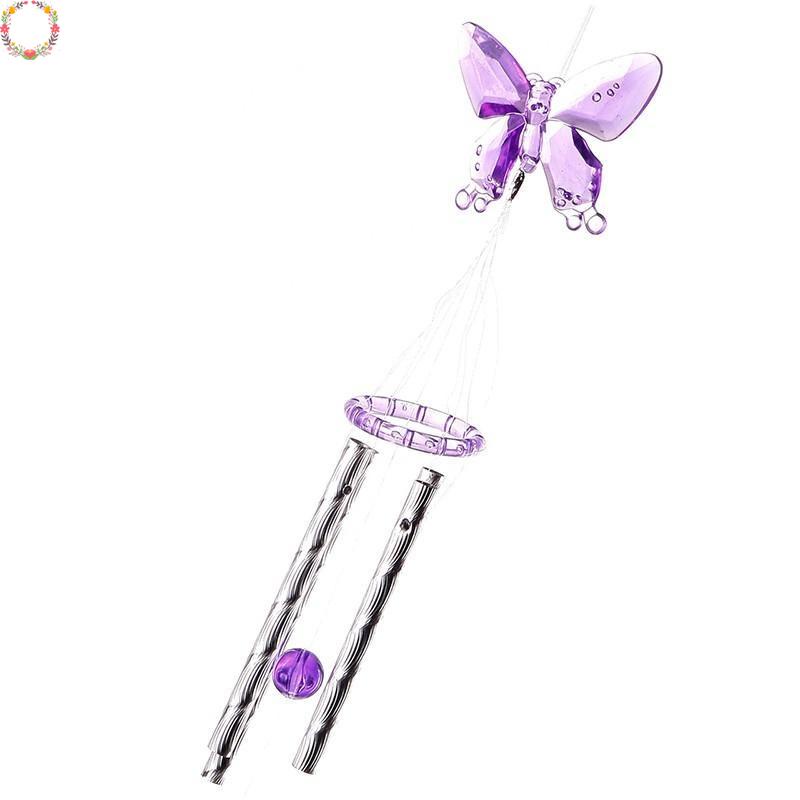 Chuông Gió Hình Bướm / Ống Kim Loại Trang Trí Sân Vườn / Ngoài Trời