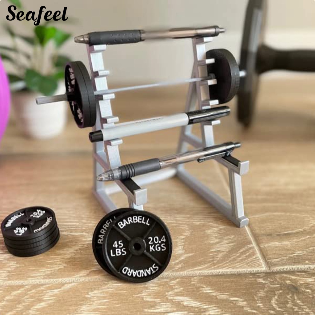 Giá Đỡ Bút Bằng Nhựa Hình Quả Tạ Đa Năng Tiện Dụng