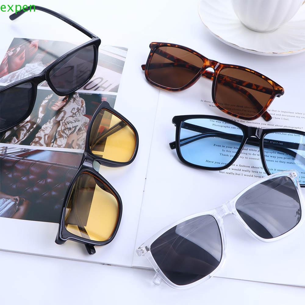 Kính Mát Vuông Vintage Hàn Quốc Chống Tia UV400