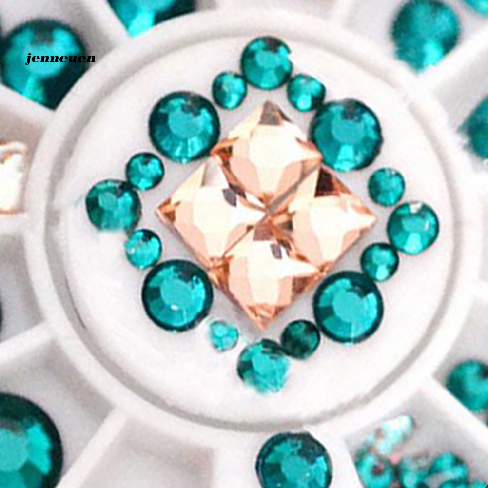 Hộp 120 Hạt Tròn Lấp Lánh Trang Trí Móng Tay