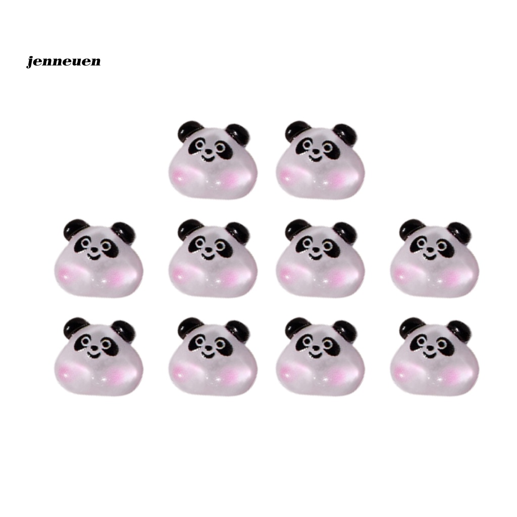 Set 10 Phụ Kiện Trang Trí Móng Tay 3D Hình Động Vật Bằng Nhựa Resin