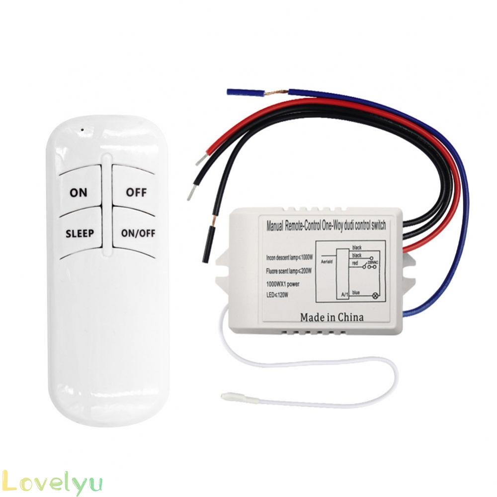 ⭐24H SHIPING ⭐1PCS 1CH ON/OFF 220V Remote Switch Light Wireless Wall Remote Switch Receiver