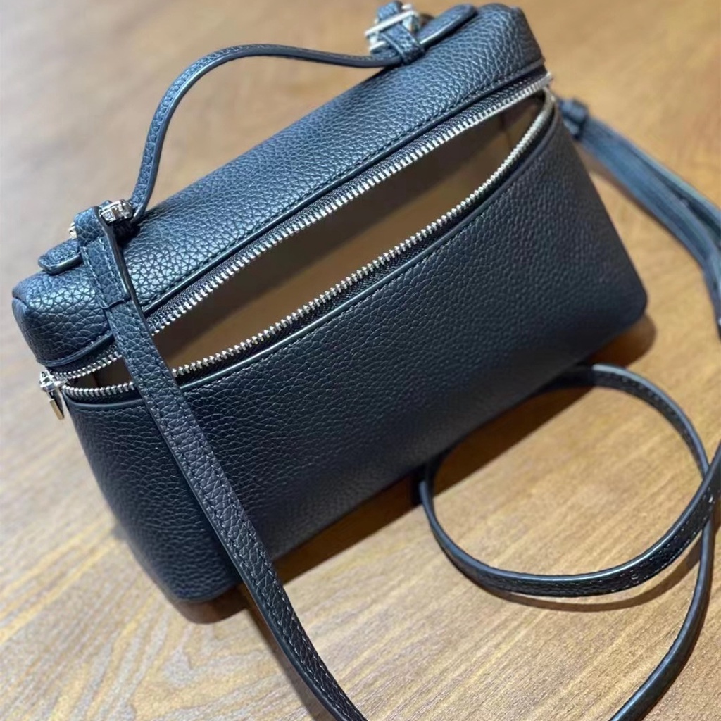 Túi Xách Da Bò Đựng Hộp Cơm Trưa Thiết Kế Đơn Giản Thời Trang Cho Nữ