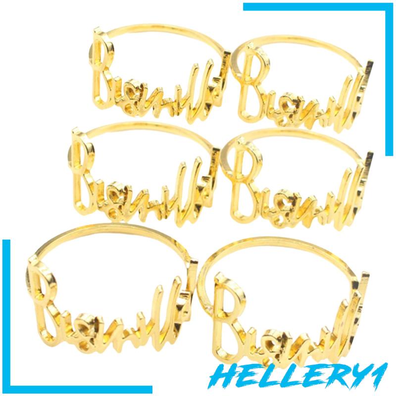 Bộ Vòng Giữ Khăn Ăn Bằng Kim Loại Có Thể Tái Sử Dụng Cho Tiệc Halloween