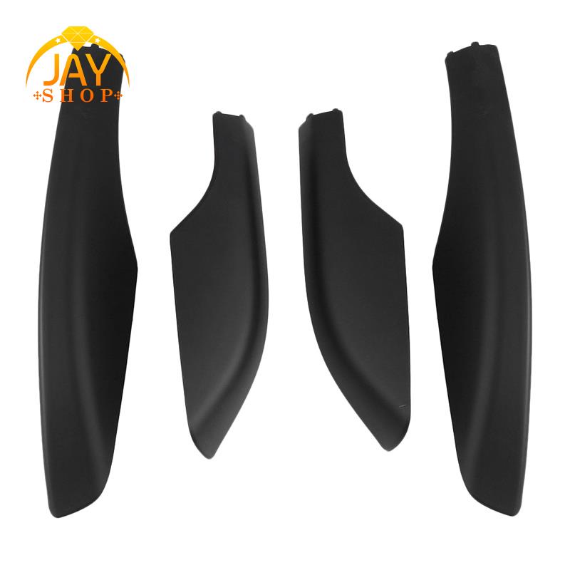 Set 4 Vỏ Bọc Bảo Vệ Giá Đỡ Hành Lý Gắn Nóc Xe Hơi Toyota Fortuner 2004-2014 Bằng ABS Màu Đen