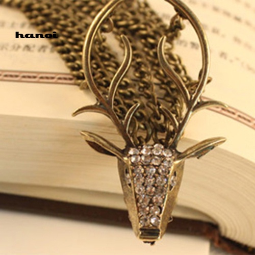 Vòng Đeo Tay Nhiều Tầng Hình Đầu Hươu Phong Cách Cổ Điển Thanh Lịch Dành Cho Nữ