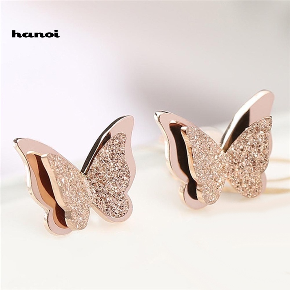 Bông Tai Hình Bướm Thời Trang Cá Tính