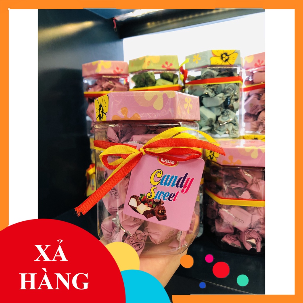 Kẹo socola Thổ Nhĩ Kỳ- Hộp hồng xinh xắn - xả hàng tết giá rẻ