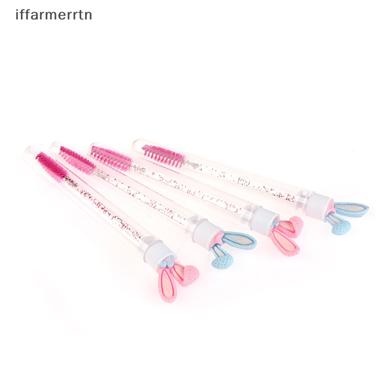 Cọ Chuốt Mascara Trang Điểm Ống Hình Thỏ Pha Lê