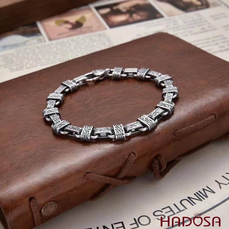 Lắc tay nam bạc Thái 925 đẹp