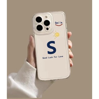 Letter case cho iphone 11 12 13 14 pro max letter s t u phone case cover clear vỏ mềm chống sốc máy ảnh xr x xs max 7 8 plusprotection