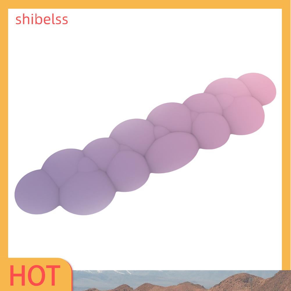 Đệm Gác Tay Bàn Phím Hình Đám Mây Màu Sắc Tuyến Tính Chống Trượt Tiện Dụng Cho