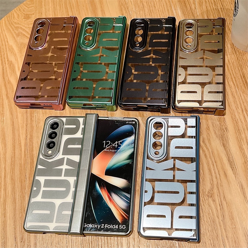 Sang Trọng Ốp Lưng Màu Nhám Cho Điện Thoại samsung galaxy z fold 5 4 3 2 premium samsung z fold4
