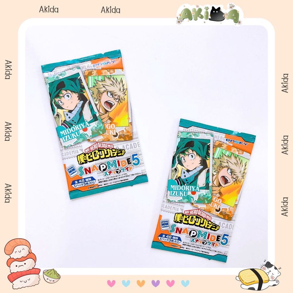 Thẻ nhân phẩm - snapmide vol 5 - My Hero Academia