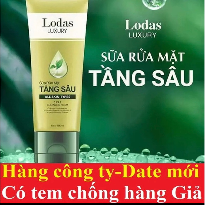 Sữa rửa mặt tầng sâu Đan thy chính hãng công ty