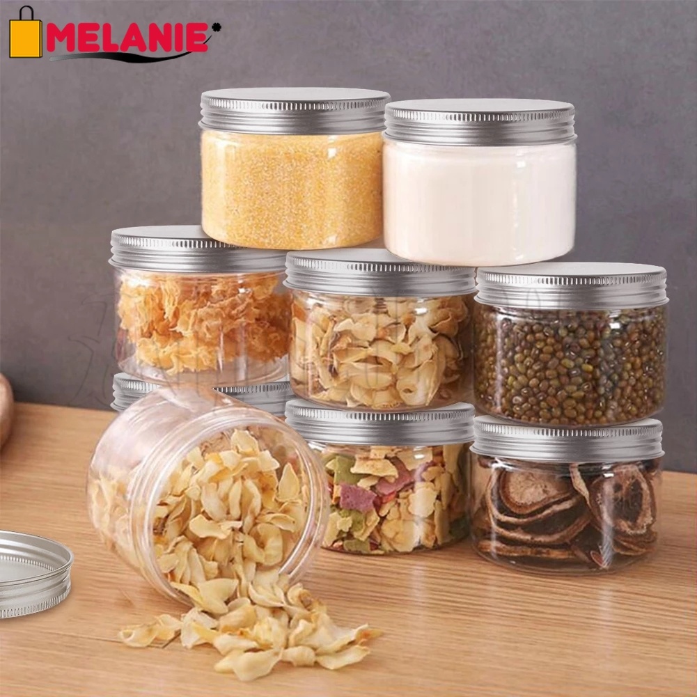 Hũ Nhựa Rỗng Trong Suốt Có Nắp Nhôm Đựng Mỹ Phẩm 30ml 50ml 100ml 120ml