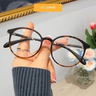 Mắt kính SAMJUNE TR90 gọng tròn mềm siêu nhẹ phong cách cổ điển