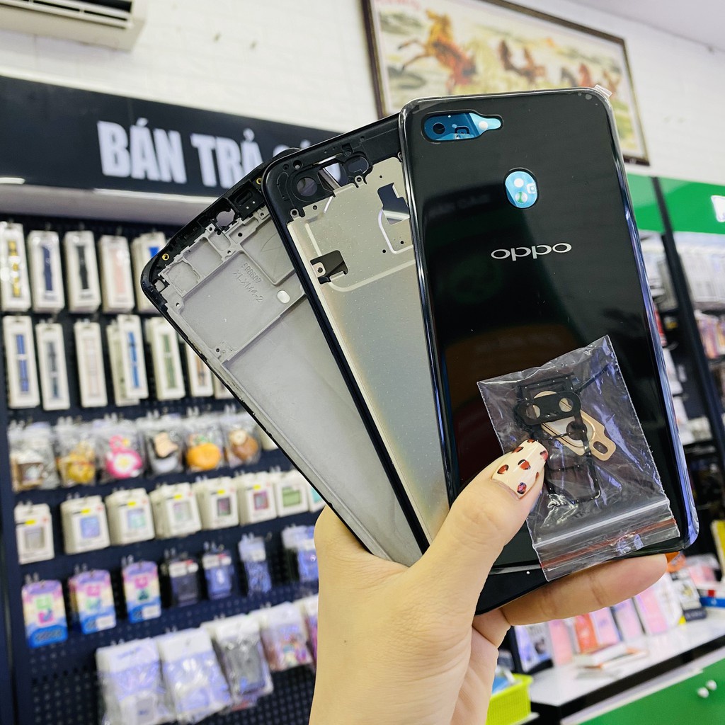 Vỏ bộ Điện thoại Oppo A5s CPH1919 đẹp chất lượng cao, như zin, hàng nấu máy