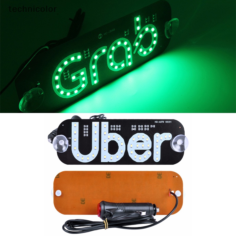 Giảm giá universal grab taxi led quảng cáo dấu hiệu đèn báo đèn báo xe 12v cửa hàng