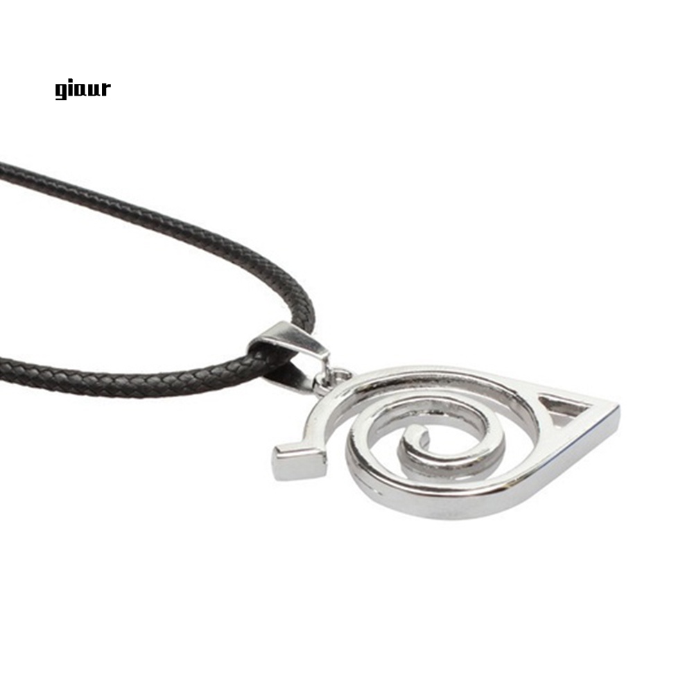 Vòng cổ Kim Loại Mặt Logo Anime Naruto Độc Đáo