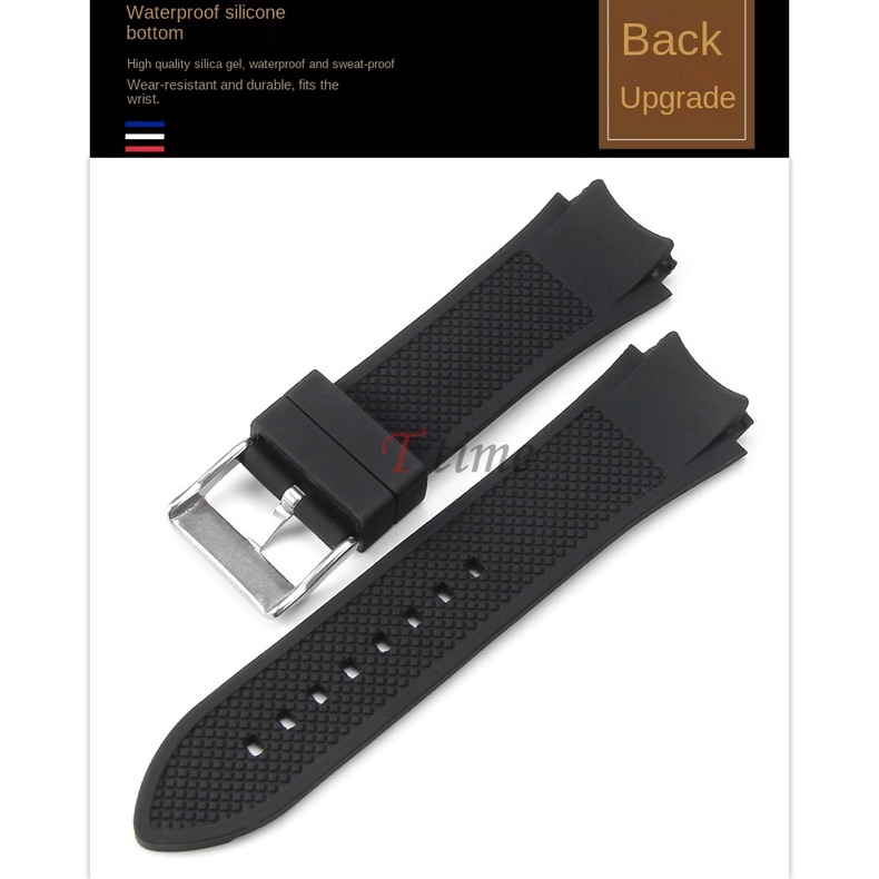 Dây Đeo Silicone 22mm Thay Thế Cho Đồng Hồ Nam GUESS Gayles W0247G3 W0040G3 W0040G7