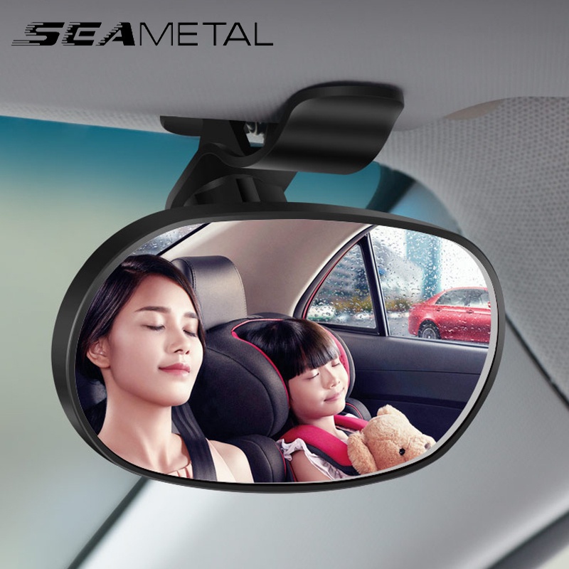 Seametal gương phụ bên trong gương phụ gương bên trong gương quan sát trẻ em gương phụ trợ vui vẻ ô tô cụm từ phía sau của trẻ em gương phụ