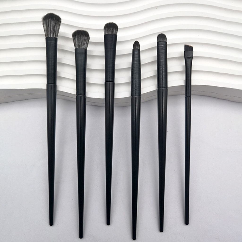Set 6 Cọ Trang Điểm Mắt Lông Nylon Mềm Chống Trượt Đa Năng