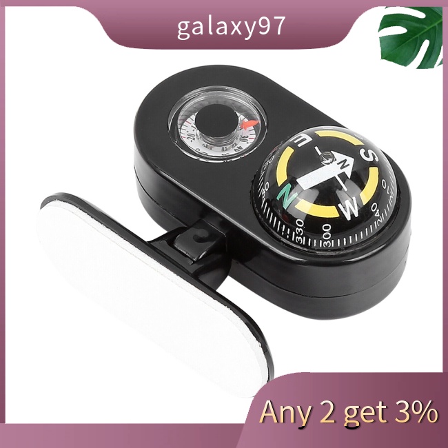 Galaxy La Bàn Nhiệt Kế Tự Dính 2 Trong 1 Chuyên Dụng Cho Xe Hơi