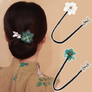 Kẹp tóc hình hoa / bướm đính đá thời trang cho nữ chlins