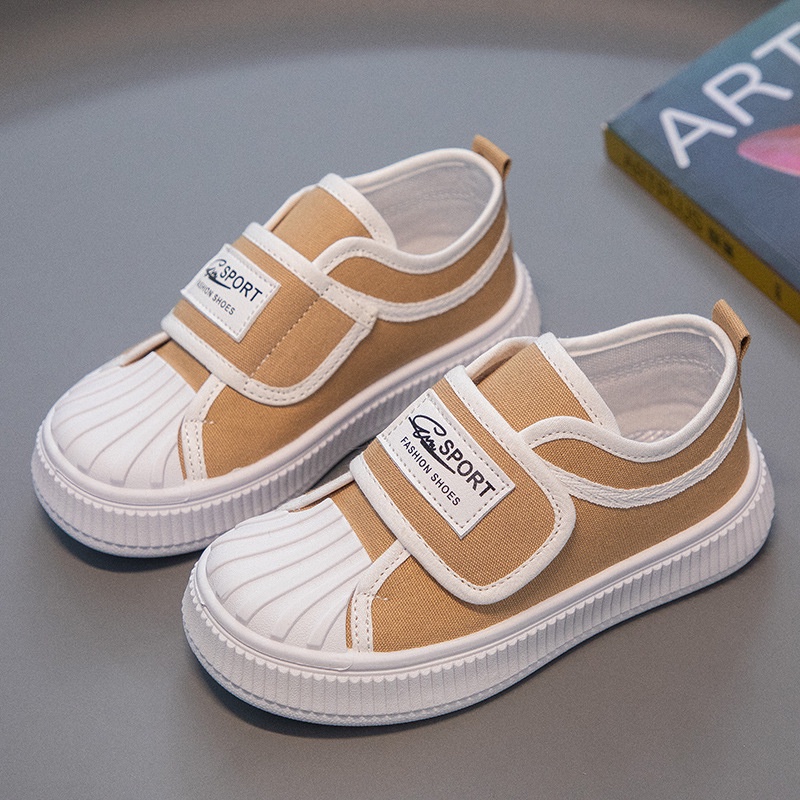 Giày Thể Thao Vải Canvas Đế Mềm Thoáng Khí Thời Trang 2023 Cho Bé