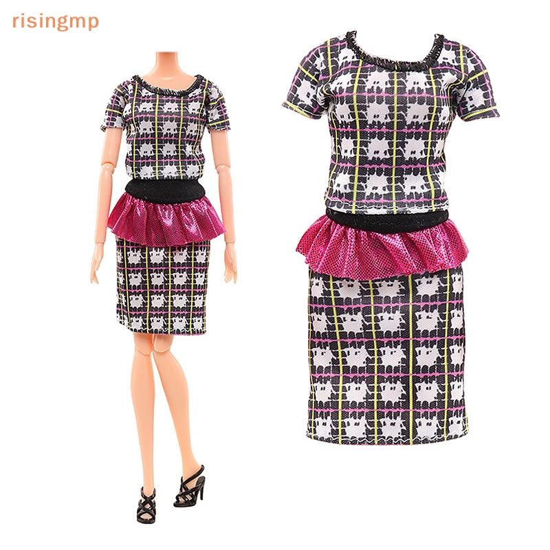 1 Bộ Đầm / Váy Ngắn Thời Trang Mùa Hè Cho Búp Bê Dài 30cm