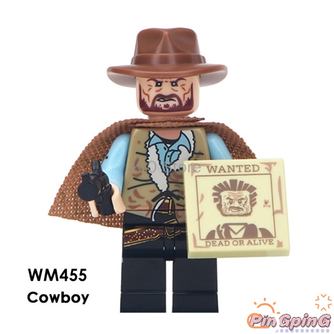 Bộ Đồ Chơi Lắp Ráp Nhân Vật Phim Cao Bồi