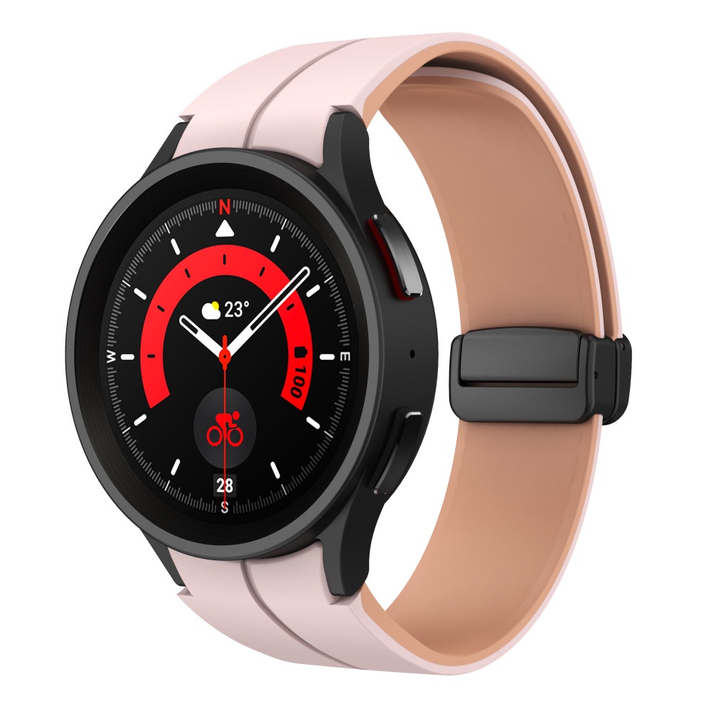 Dây Đeo Đồng Hồ Từ Tính Bằng Silicon Cho Samsung Galaxy Watch 6 5 4 Pro 44mm 42mm 45mm Watch4 46mm 42mm 6 47mm 43mm
