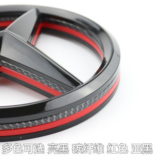 Sửa đổi logo mercedes-benz: ab-class, c-class, e-class, cla class, glb class, glc class, gle-class, hình dán bìa nhãn phía trước tiêu chuẩn lưới lớn