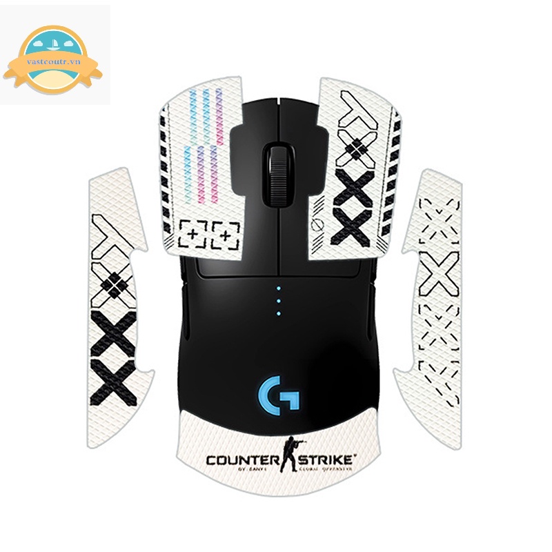 Coutr mouse grip tape skate handmade sticker non slip suck sweat for logitech g pro x superlight wireless mouse vn