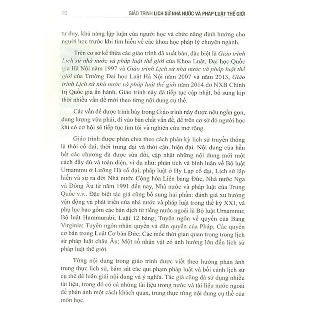 Sách - Giáo Trình Lịch Sử Nhà Nước Và Pháp Luật Thế Giới - Nhà Sách Pháp Luật New