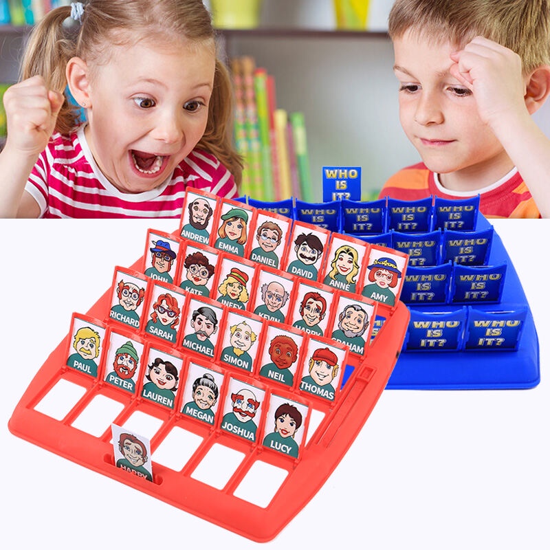 Guess who i am kids desk games trò chơi xếp chồng phổ biến cha mẹ-con đào tạo tư duy tương tác mạng câu đố trò chơi câu đố thú vị trận chiến cho hai người