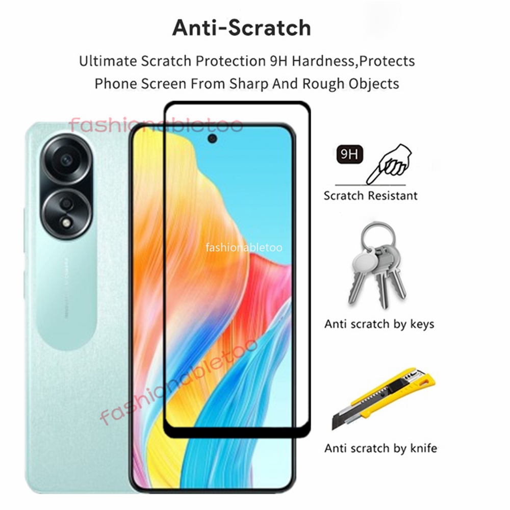 Kính Cường Lực 2 Trong 1 Bảo Vệ camera Cho oppo a58 nfc a38 a18 a78 a98 a17k a58nfc a 58 a 38 a 18 a 78 a 98 a 17 4g 5g Phía Sau Phía Sau Phía Sau Phim Dán Trang Trí Xe Hơi Độc Đáo Sáng Tạo