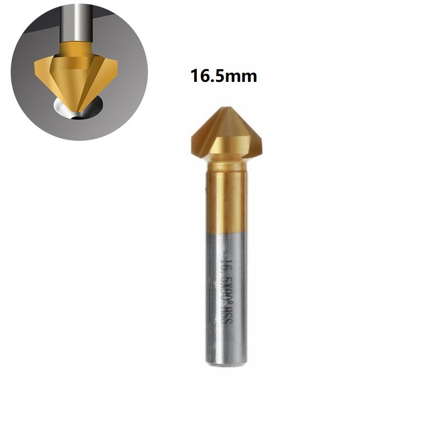 Mũi khoan chìm 6.3 / 8.3 / 10.4 / 12.4 / 16.5 / 20.5mm 61mm mạ titan