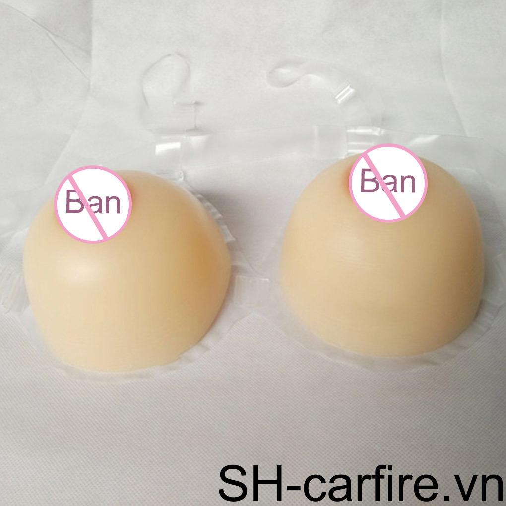 1 cặp vú giả dạng tấm silicone ngực nhân tạo để trưng bày trang phục cosplay 500g