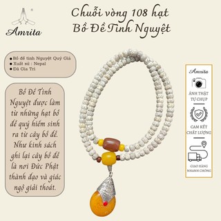 Chuỗi vòng 108 hạt Bồ Đề Tinh Nguyệt - Hạt tràng bồ đề - Vòng tay chuỗi hạt phật giáo