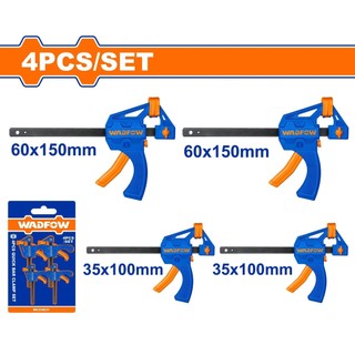 Bộ 4 thanh kẹp nhanh ,cảo kẹp nhanh 4inch ,6inch 35x100mm ,60x150mm WADFOW WCZ4E21 hàng chính hãng