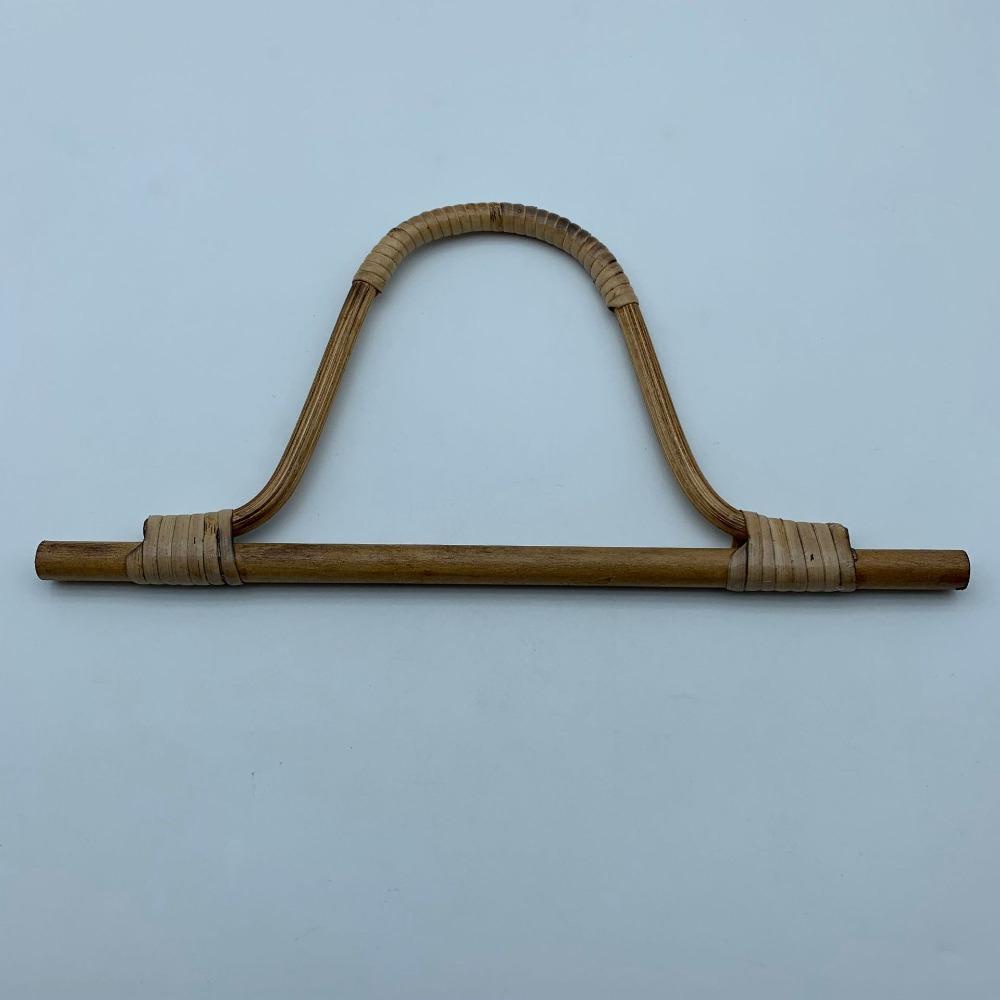 Tay Cầm Túi Trà Bằng Gỗ Tre Hình Chữ d Thời Trang