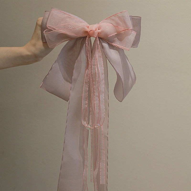 Kẹp Tóc Nơ Ruy Băng Siêu Lớn Thời Trang Cho Nữ