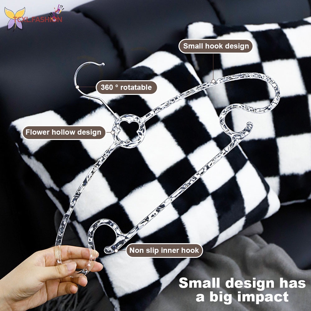 Thiết kế giả vai giá treo quần áo nhẹ không có dấu giá treo cho gia đình