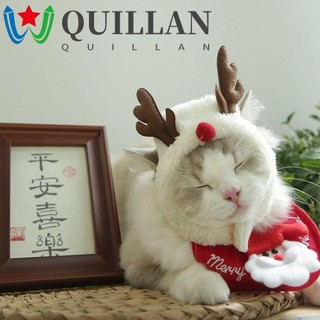 Quillan vật nuôi mũ giáng sinh quần áo pomeranian cho chó nhỏ vừa lớn đồ trang phục cho chó mèo trang trí vật nuôi khăn tam giác